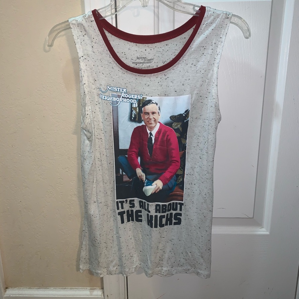 Mister roger’s neighborhood tank top xs